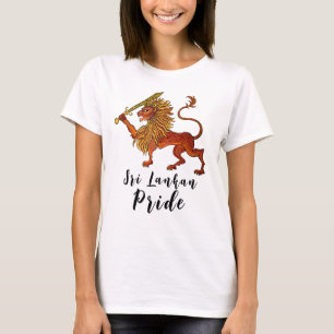 Sri Lankaanse vlag leeuw T-shirt