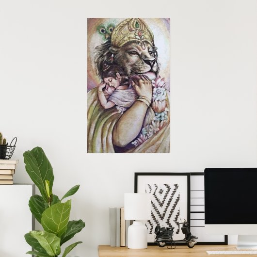 Sri Narasimha - Affiche (Bureau à domicile)