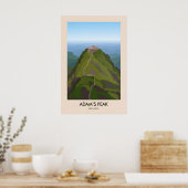 Sri Pada Reisposter Poster (Keuken)