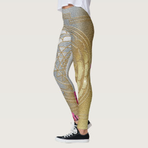 Sri Yantra en de geur van Rozen II - Leggings