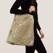 SRI YANTRA en de Scent Rozen - zak Crossbody Tas (Dichtbij)