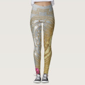 Sri Yantra et le parfum des Roses II - Leggings (Devant)