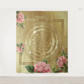 SRI YANTRA et le parfum du Rose - Tapisserie (Devant)