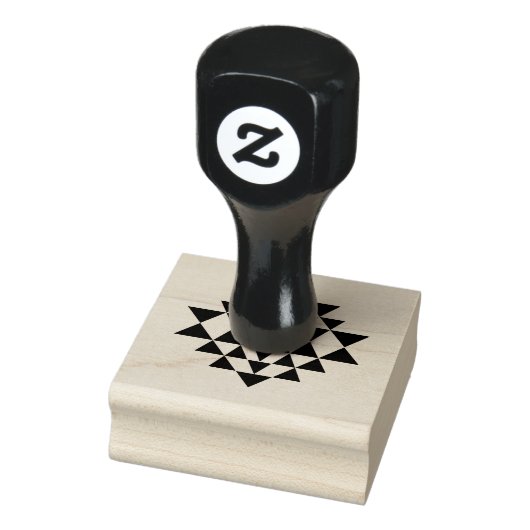 Sri Yantra Hout Kunststempel Rubberstempel (Stempel)