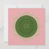 Sri Yantra Mandala - Carte de voeux (Devant)