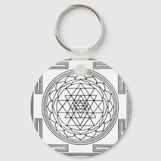 Sri Yantra Mandala Sleutelhanger
