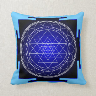 sri yantra pillow kussen