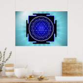 sri yantra poster (Keuken)