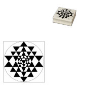 Sri Yantra Rubber Stamp Rubberstempel (Gestempeld)