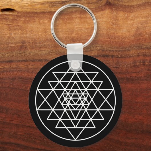 Sri Yantra Sleutelhanger (Achterkant)