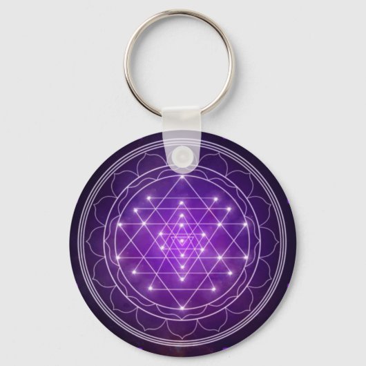 Sri Yantra! Sleutelhanger (Voorkant)