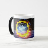 Sri-Yantra tasse de 15 onces (Devant gauche)