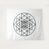 Sri Yantra Wandkleed (Voorkant (horizontaal))