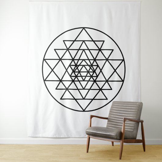Sri Yantra Wandkleed (In situ)