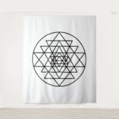 Sri Yantra Wandkleed (Voorkant)