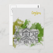 Srilanka Travel Briefkaart (Voorkant / Achterkant)