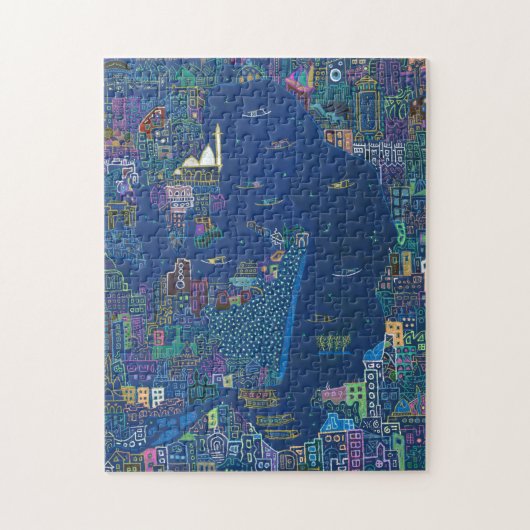 Srinagar Days - Puzzle Legpuzzel (Verticaal)