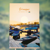 Srinagar, Inde - Bateaux Shikara du lac Dal (Neutre)
