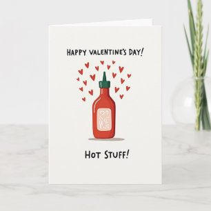 Sriracha Heet Valentijnskaart Kaart