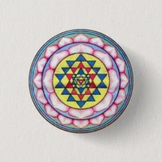 sriyantra in Lotus Ronde Button 3,2 Cm
