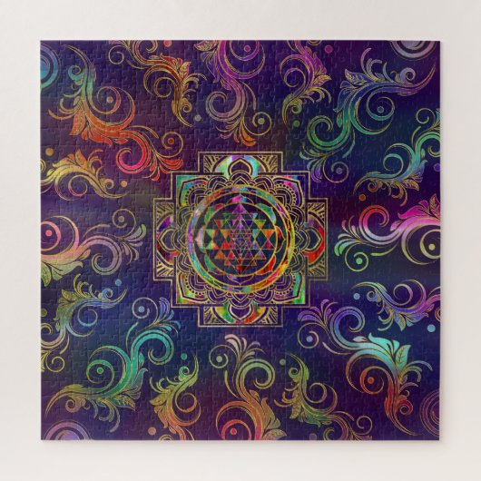 Sriyantra Sri Chakra Legpuzzel (Verticaal)