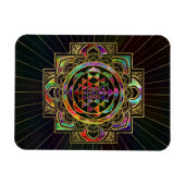 Sriyantra Sri Chakra Magneet (Horizontaal)