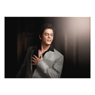 SRK Shahrukh Khan King Of Bollywood Foto Afdruk