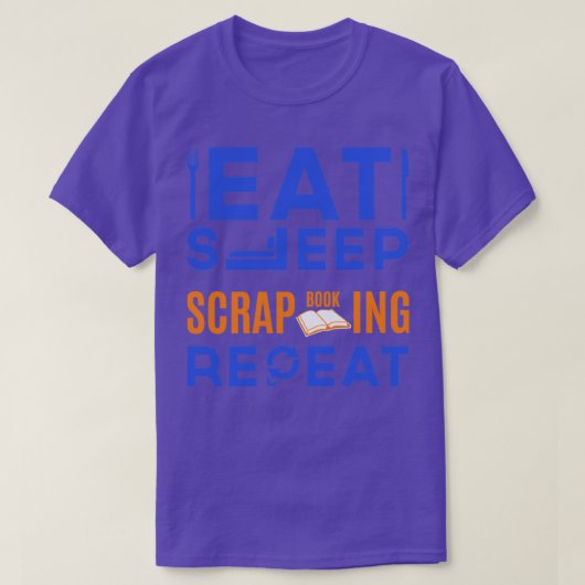 Sroot booting Eat Sleep Sshit Booking T-shirt (Design voorkant)