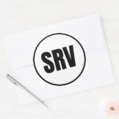 SRV - Sticker rond classique de Stony River (Enveloppe)