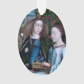 SS. Agatha et Christina (détail; M 070) Acrylique (devant)