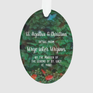 SS. Agatha et Christina (détail; M 070) Acrylique