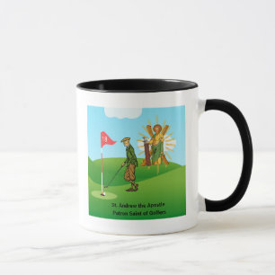 SS. Andrew & Jude met 2 mannelijke golfers Mok