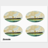 ss Arnhem Ovale Sticker (Vel)