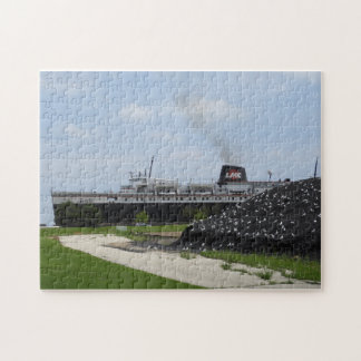 SS Badger Coal Ship Loading in Manitowoc WI Puzzle Legpuzzel