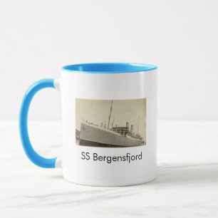 SS Bergensfjord Noors Schip Coffee Mok