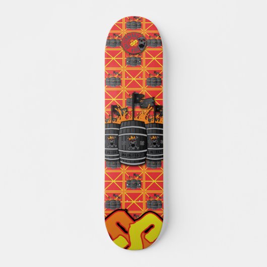 SS Bourbon Kings Skateboard (Voorkant)