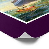 SS Bremen in Zee Poster (Hoek)