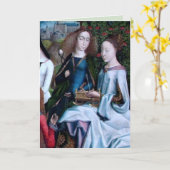 SS. Carte Agatha et Christina (détail ; M 070) (Fleur jaune)