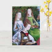 SS. Carte Apollonia et Lucy (avec St. Ursula) (Fleur jaune)