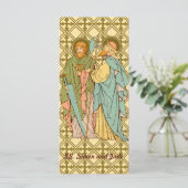 SS. Carte de voeux Simon & Jude (RLS 16) (Debout devant)