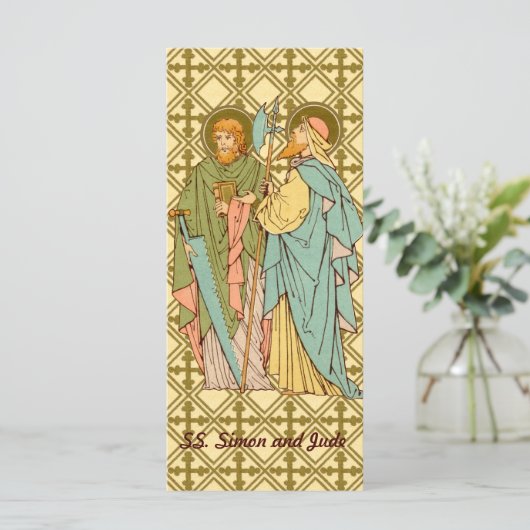 SS. Carte de voeux Simon & Jude (RLS 16) (Debout devant)