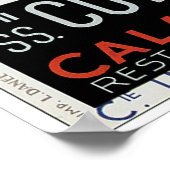 SS Côte d'Azur Ship Advertisement Poster (Hoek)