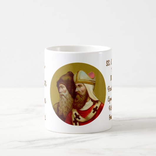 SS. Cyril & Methodius (M 001) Café Mug #1b (Centre)