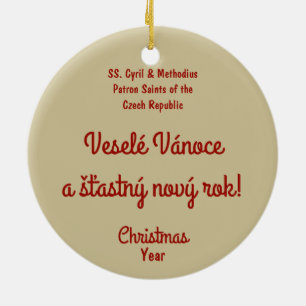 SS. Cyril & Methodius (M 001) Keramisch Ornament