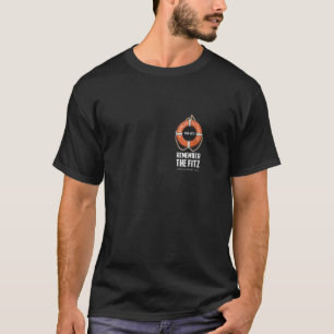 SS Edmund Fitzgerald Lake Superior IJzererts Zip T-shirt