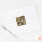 SS. Florus en Laurus Vierkante Sticker (Envelop)