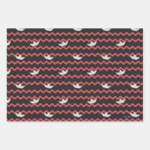 SS Georgie Boat Chevron Pattern Inpakpapier Vel (Voorkant)