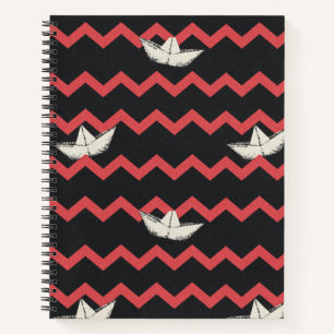 SS Georgie Boat Chevron Pattern Notitieboek