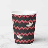 SS Georgie Boat Chevron Pattern Papieren Bekers (Rechts)