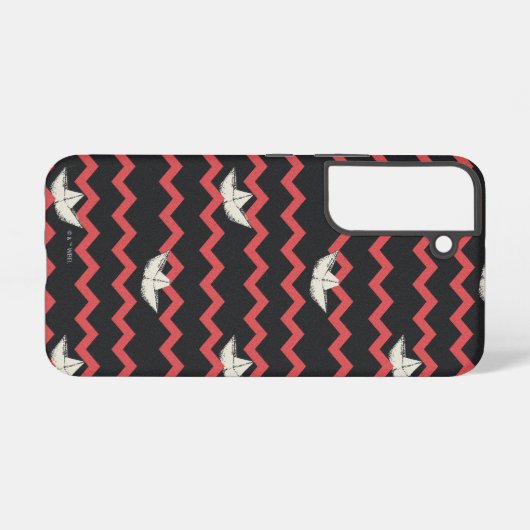 SS Georgie Boat Chevron Pattern Samsung Galaxy Hoesje (Achterkant horizontaal)